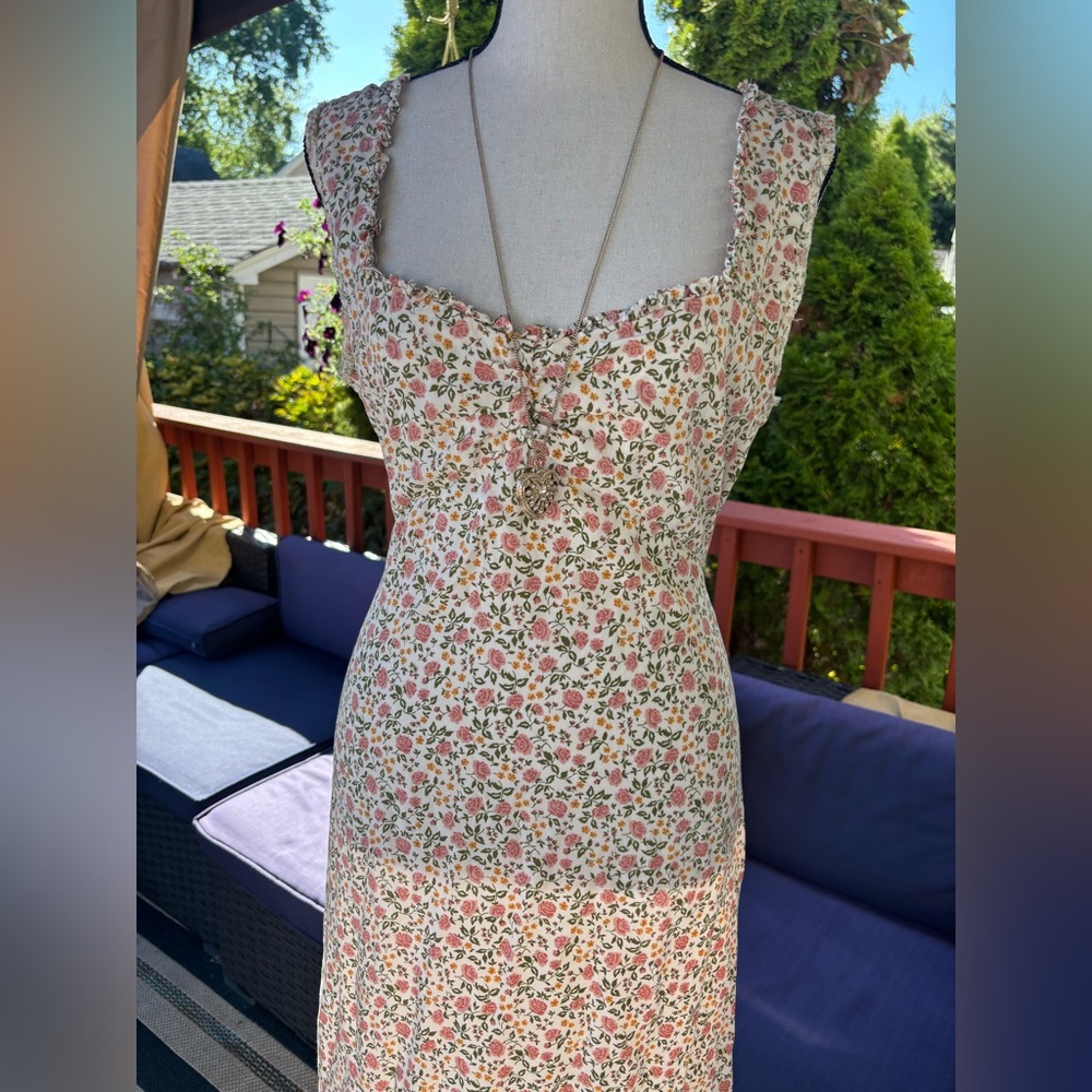 Reformation Multicolor Floral Maxi Dress Size :L - Picture 7 of 12